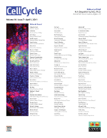 Cover image for Cell Cycle, Volume 10, Issue 7, 2011