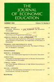 Cover image for The Journal of Economic Education, Volume 13, Issue 2, 1982