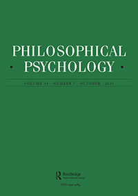 Cover image for Philosophical Psychology, Volume 34, Issue 7, 2021