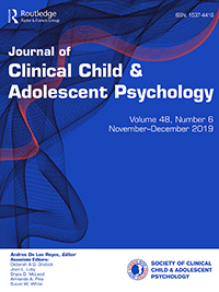 Cover image for Journal of Clinical Child & Adolescent Psychology, Volume 48, Issue 6, 2019