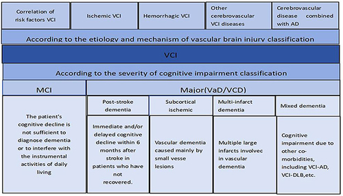 Figure 1 Typology of vascular cognitive impairment.