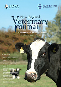 Cover image for New Zealand Veterinary Journal, Volume 68, Issue 5, 2020