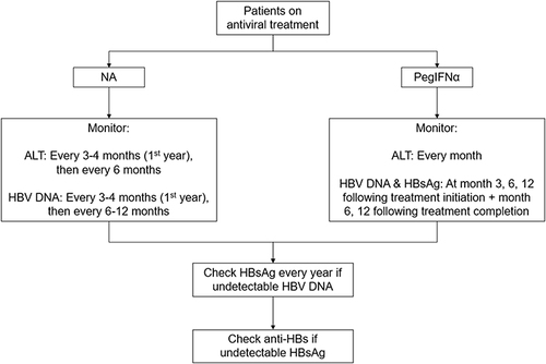 Figure 2 Algorithm for the monitoring of response to antiviral treatment.