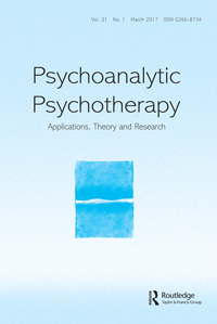 Cover image for Psychoanalytic Psychotherapy, Volume 31, Issue 1, 2017