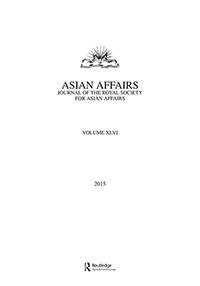 Cover image for Asian Affairs, Volume 47, Issue sup1, 2016