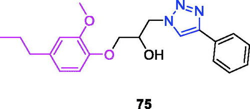 Figure 17. The chemical structure of anti-Trypanosoma cruzi compound 75.