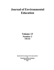 Cover image for The Journal of Environmental Education, Volume 13, Issue 2, 1981