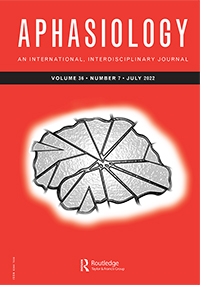 Cover image for Aphasiology, Volume 36, Issue 7, 2022