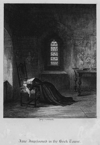 Figure 12. George Cruikshank, Jane Imprisoned in the Brick Tower, illustration for Harrison Ainsworth, The Tower of London, 1840, © look and learn.