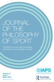 Cover image for Journal of the Philosophy of Sport, Volume 41, Issue 1, 2014