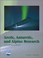 Cover image for Arctic, Antarctic, and Alpine Research, Volume 43, Issue 1, 2011