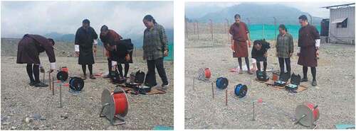 Figure 8. Electrical resistivity test in the study site of Pasakha