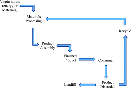 Figure 1. Recycle life cycle option.
