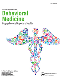 Cover image for Behavioral Medicine, Volume 44, Issue 3, 2018