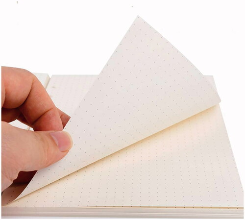 Figure 1. Example of dotted journaling paper.