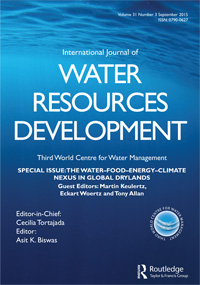 Cover image for International Journal of Water Resources Development, Volume 31, Issue 3, 2015