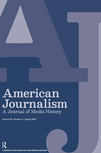 Cover image for American Journalism, Volume 39, Issue 2, 2022