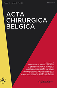 Cover image for Acta Chirurgica Belgica, Volume 119, Issue 2, 2019