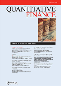 Cover image for Quantitative Finance, Volume 19, Issue 3, 2019