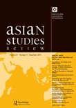 Cover image for Asian Studies Review, Volume 37, Issue 4, 2013