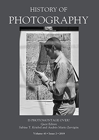 Cover image for History of Photography, Volume 43, Issue 2, 2019