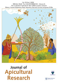Cover image for Journal of Apicultural Research, Volume 59, Issue 3, 2020