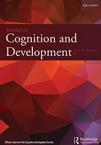 Cover image for Journal of Cognition and Development, Volume 20, Issue 4, 2019