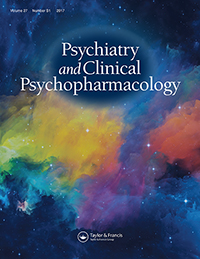 Cover image for Psychiatry and Clinical Psychopharmacology, Volume 27, Issue sup1, 2017