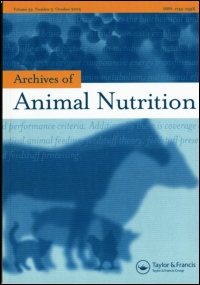 Cover image for Archives of Animal Nutrition, Volume 32, Issue 9, 1982