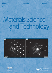 Cover image for Materials Science and Technology, Volume 34, Issue 5, 2018
