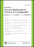 Cover image for Journal of Discrete Mathematical Sciences and Cryptography, Volume 7, Issue 2, 2004