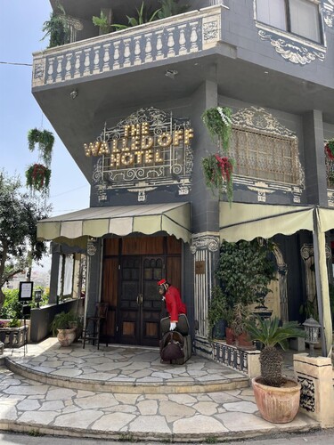 Figure 1. The entrance to the Walled Off Hotel.