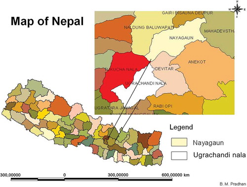 Figure 1. Map indicating study area.