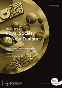 Cover image for Journal of the Royal Society of New Zealand, Volume 50, Issue 1, 2020