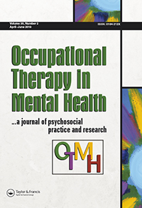 Cover image for Occupational Therapy in Mental Health, Volume 35, Issue 2, 2019