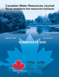 Cover image for Canadian Water Resources Journal / Revue canadienne des ressources hydriques, Volume 45, Issue 2, 2020