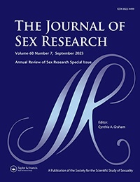 Cover image for The Journal of Sex Research, Volume 60, Issue 7, 2023