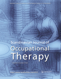 Cover image for Scandinavian Journal of Occupational Therapy, Volume 29, Issue 8, 2022
