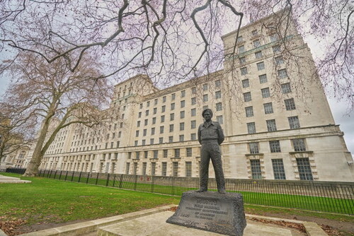 The Ministry of Defence building in London, December 2016. Courtesy of Marc Zakian / Alamy Stock