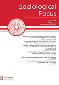 Cover image for Sociological Focus, Volume 56, Issue 1, 2023