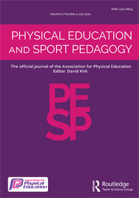 Cover image for Physical Education and Sport Pedagogy, Volume 27, Issue 4, 2022
