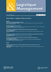 Cover image for Logistique & Management, Volume 27, Issue 4, 2019