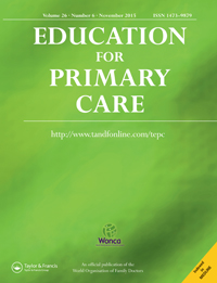 Cover image for Education for Primary Care, Volume 26, Issue 6, 2015