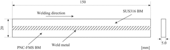 Figure 4. Dimensions of longitudinal face and root bend specimen for dissimilar butt weld.