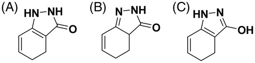 Figure 3. Tautomeric forms of 1H-indazol-3-ol.