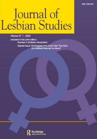 Cover image for Journal of Lesbian Studies, Volume 27, Issue 4, 2023