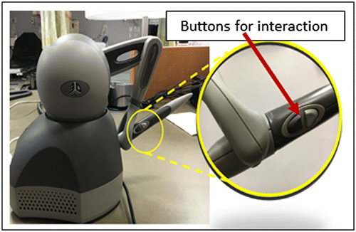 Figure 2. The Geomagic Touch™ haptic device used in the simulator.