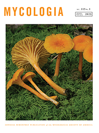 Cover image for Mycologia, Volume 115, Issue 1, 2023