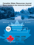 Cover image for Canadian Water Resources Journal / Revue canadienne des ressources hydriques, Volume 39, Issue 2, 2014