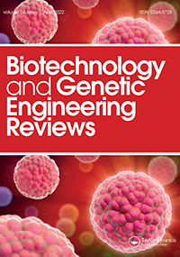 Cover image for Biotechnology and Genetic Engineering Reviews, Volume 38, Issue 1, 2022